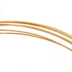 Beadaholique 14K Gold Filled Wire Half Round/Half Hard 22 Gauge-(5 Feet)