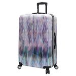 Steve Madden Carry On Luggage Scratch Resistant (ABS + PC) Hardside Suitcase - Designer Lightweight Bag with 8-Rolling Spinner Wheels (Diamond), Diamond, 71.12 cm, Spinner