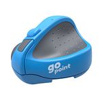 GoPoint Wireless Mini Mouse, Ultra Portable, Ergonomic Pen-Grip, USB recharger, 1800 DPI Optical Tracking, Bluetooth 4.0, 2-Buttons, Light 24g, Travel Carry Case