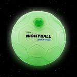 Tangle Creations NightBall Light Up Soccer Ball (Size 5, Green)