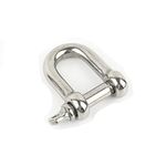 D Shackle M8 Heavy-Duty 304 Stainless Steel D Ring Shackle Used for Quick Connection of Chains and Wire Ropes,Heavy Structure,Vehicle Recycling,Transportation Shackle Lock