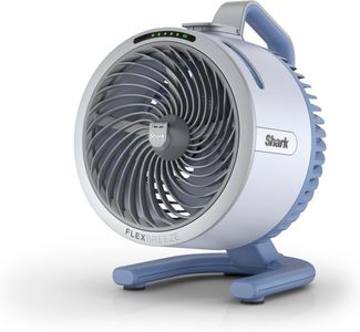 Shark FlexBreeze Cordless Fan with Misting – Portable, 5-Speed, Glacier