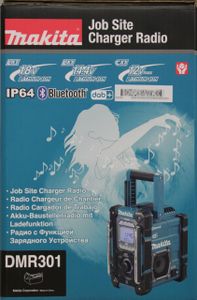 Makita Job Site Radio – DMR301 Portable Bluetooth Speaker