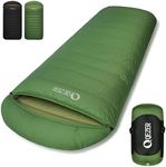 QEZER XXL Sleeping Bag, Suitable for 4 Seasons Oversized Ultralight Backpacking Sleeping Bag for Adults, Great for Camping and Hiking