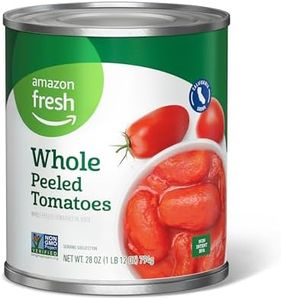 Amazon Fresh, Whole Peeled Canned Tomatoes, 28 Oz (Previously Happy Belly, Packaging May Vary)