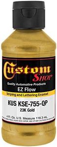 Custom Shop KSE755-QP 23K Gold - EZ Flow Pinstripe & Lettering Enamel Paint - 4 Ounce