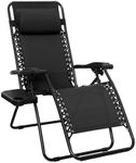 Amazon Basics Zero Gravity Relaxing Chair, Lightweight, , ‎90 x 66 x 110 cm, Black
