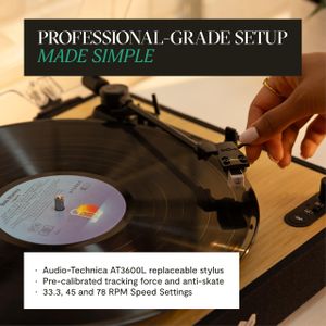 House of Marley Revolution Wireless Turntable – Bluetooth Vinyl Player