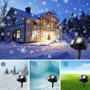 Binocular LED Snowflake Projector – Outdoor Holiday Light Display