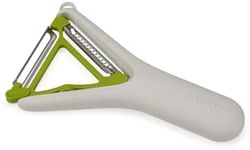 Joseph Joseph Switch 2-in-1 Potato Peeler, Straight and Julienne Stainless Steel Blades, Dishwasher Safe