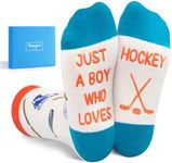 HAPPYPOP Hockey Gifts For Boys Kids - Field Ice Hockey Gifts, Hockey Goalie Player Fan Gifts, Kids Boys Hockey Socks, Hockey Stocking Stuffers