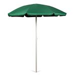 PICNIC TIME Outdoor Canopy Sunshade Beach Umbrella 5.5', Small Patio Umbrella, Beach Chair Umbrella, (Hunter Green)