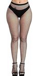 NEOBABY Knitting Net Free Size High Waist Stockings Pantyhose Tights Fishnet Stockings for Women's & Girls (Medium Grid, Black)