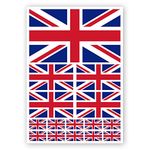 Signs247 15 x Union Jack GB England Flag decals Car Van Bike Waterproof Stickers