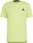 adidas Men's Designed for Movement T-Shirt, Pulse Lime, Small