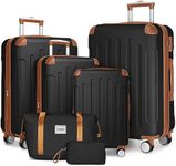 LARVENDER Luggage Sets 6 Piece Hard