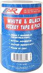 A&R Sports Combo Hockey Tape Black & White, 6 Pack