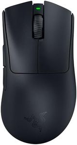 Razer DeathAdder V3 Pro Gaming Mouse: 63g Ultra Lightweight - Focus Pro 30K Optical Sensor - Fast Optical Switches Gen-3 - HyperSpeed Wireless - 5 Programmable Buttons - 90 Hr Battery - Black