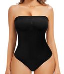 Gotoly Strapless Shapewear Bodysuit for Women Tummy Control Thong Body Shaper Seamless Body suit Tank Top