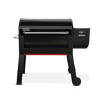 Weber Smoque™ XL 34‑Inch Pellet Smoker, Black – Outdoor BBQ Pellet Grill with SmokeBoost™, SmoqueVent™ Airflow System & Rapid React™ PID Temperature Control