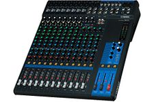 Yamaha MG16 Analog Mixing Console,16-channel Analog Mixer with 10 Microphone Preamps, 4 Dedicated Stereo Line Channels, 4 Aux Sends, EQ, and 1-knob Compressors