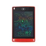 SKY-TOUCH LCD Writing Tablet 8.5 Inch, Doodle Pad Portable Erasable Reusable Writing and Drawing Pad, Learning Toys Kids Writing Pad for Boys and Girls (Red)