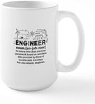 CafePress Engineer Funny Definition Mugs 15 oz (444 ml) Ceramic Coffee Mug