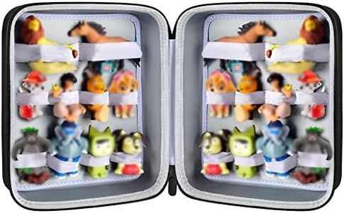 PAIYULE Case Compatible with Tonies Figures Audio Play Character, Figurine Storage Holder for TonieBox Characters for Kids, Toy Organizer Box (Bag Only)-Black