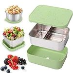 3Pack Bento Lunch Box Stainless Ste