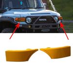 Aosseiye Yellow Grille Headlight Lower Filler Trim Panel Fit for Toyota FJ Cruiser 2007-2014 Car Accessories