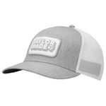 TaylorMade Golf Retro Trucker Hat, Grey/White