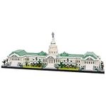 LULUFUN United States Capitol Building Model Building Block Kit, Famous Architecture Mini Building Block, Collection Model Sets,Toy Gifts for Children and Adults 4030pieces