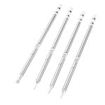 4 Pcs T12 Series Solder Iron Tips for Hakko Soldering Rework Station FX-951 FX-952 for T12-C4 T12-BC1 T12-D12 T12-BC1