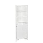 Madison Tall Corner Cabinet - White