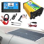 Solar Complete Kit | Solar Panel Controller And Inverter - Solar System Kit Off Grid With Solar Panel And 3000W Inverter, 30A Solar Charge Controller