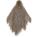 AUSCAMOTEK Ghillie Suit Poncho for Hunting Bird Watch Gilly Camouflage Cloak Green and Desert