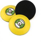 YDROWN 3PCS 3" Hook and Loop Backing Pads 5/16"-24 Threads Polishing Sanding Pads for Dual Action Car Orbital Polisher Sanding Polishing (3inch-3pcs)