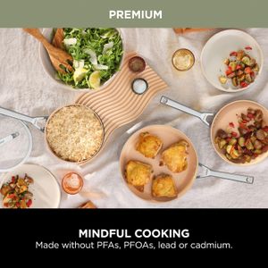 Ninja 5-Piece Ceramic Cookware Set – Non-Stick Pots and Pans