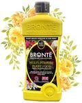Bronte Multi Purpose Food Fertiliser for Outdoor Plants - 1Ltr Concentrated, Organic Base, Seaweed-Enriched, Plant-Based, Pet Friendly - Makes 300L Ideal for Veg, Flowers, Trees & Shrubs - UK Made