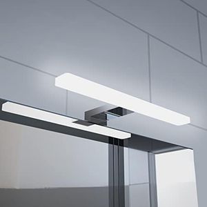YIQAN Lampada da Specchio da Trucco a Led 4000K 30cm 8W 640lm da Bagno Luce Armadio Illuminazione Morsetto