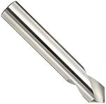 YG-1 High Speed Steel NC Spotting Drill Bit, Uncoated (Bright), Straight Shank, Slow Spiral, 90 Degree, 3/8" Diameter x 3-1/2" Length (Pack of 1)