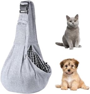 Dog Cat Sling Carrier,MQUPIN Pet Sling Carrier Adjustable Breathable Reversible Hands Free Straps Customizable Openning Soft Pouch and Tote Design Pet Papoose Bag for Puppy Dogs Outdoor Travel