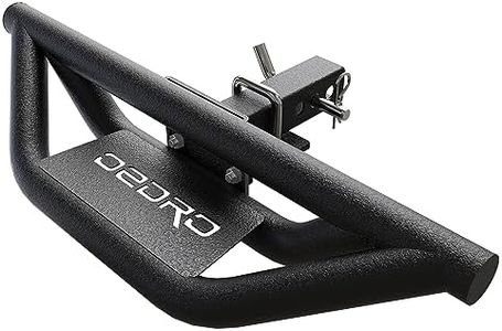 OEDRO Hitch Step Replacement for Truck Vehicles with 2" Hitch Receiver Rear Bumper Guard Protector Upgraded Textured Black Hitch Step Bar