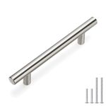 homdiy Brushed Nickel Cabinet Handles 20Pack Drawer Pulls 96mm Hole Center Kitchen Cabinet Handles Cabinet Pulls Staninless Steel Cabinet Handles Modern Cabinet Hardware