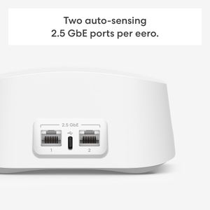 Amazon eero 7 Mesh Wi-Fi Router 3-Pack – Whole Home Coverage