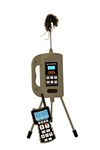 MOJO Outdoors Triple Threat E-Caller Predator Decoy 3-Part Complete Calling System for Successful Predator Hunting, includes Remote, Critter Decoy and Comes Loaded with 80 Proven Sounds