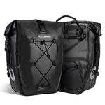 ROCKBROS Bike Pannier Bag 25L-32L 100% Waterproof Rear Rack Bike Bag Bicycle Bag for Rear Carrier Bike Handbag for Cycling Touring Travelling