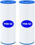 Future Way PRB50-IN Hot Tub Filter Replacement for Jacuzzi J210/J220/J235/J245/J275, Unicel C-4950, Pleatco PRB50-IN, Filbur FC-2390, 5X13 Drop in Spa Filter, 50 sq. ft, 2 Pack