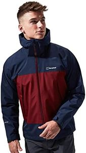 Berghaus Men's Standard Rain Jacket Waterproof Gore-TEX, Paclite Dynak Dusk/Syrah, X-Small