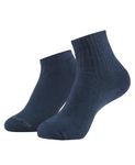 Jockey 7605 Men's Compact Cotton Stretch Low Show Socks with Stay Fresh Treatment_Navy_FREE SIZE